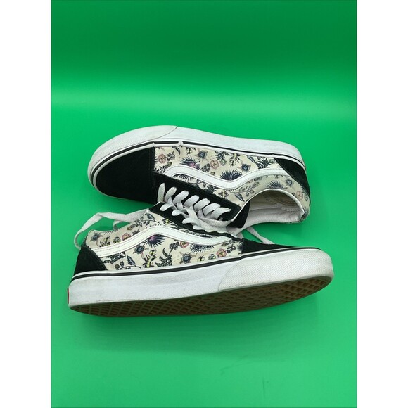 Vans Old Skool Paradise Floral Orchid True White Sneakers Women 6.5 Men 5.EUC - Picture 6 of 16
